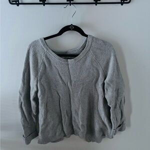 Madewell Women's Gray Crew Neck Sweater